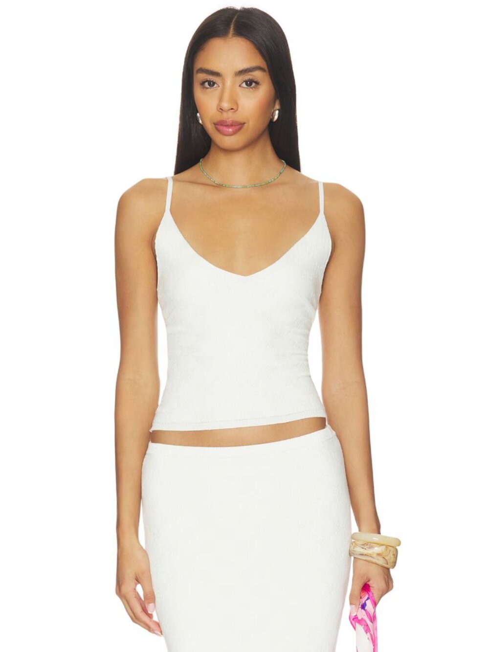 Asta Resort Pointelle Carolina Camisole XS $160